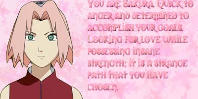 What Naruto Character Are You?