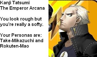 What Persona Four Character Are You?