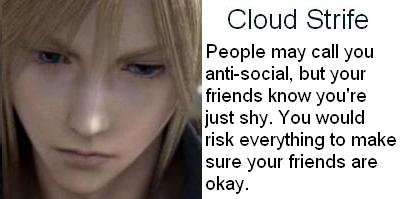 What Final Fantasy VII Character Are You?