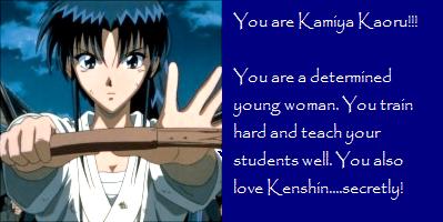 What Rurouni Kenshin Character Are You?