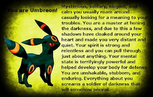 What Dark Type Pokemon Are You?