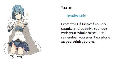 What Madoka Magica Character Are You?
