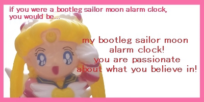 Which Bootleg Sailor Moon Alarm Clock Are You?