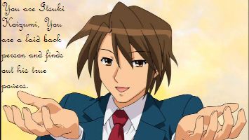 What Suzumiya Character Are You?