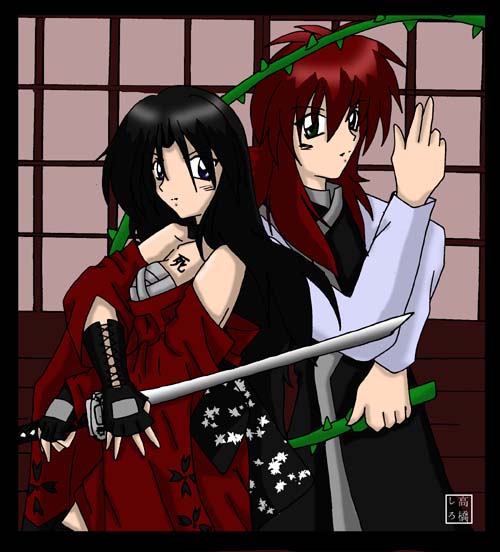 Ao And Kurama -collage-