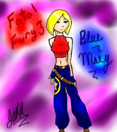 Blue Mary From Fatal Fury 3
