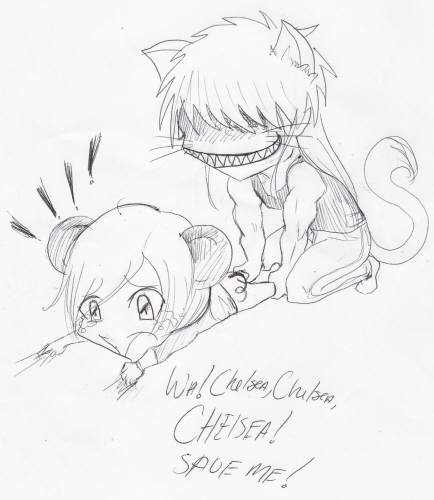 Gwa~!! Chelsea~!! Save Me!!