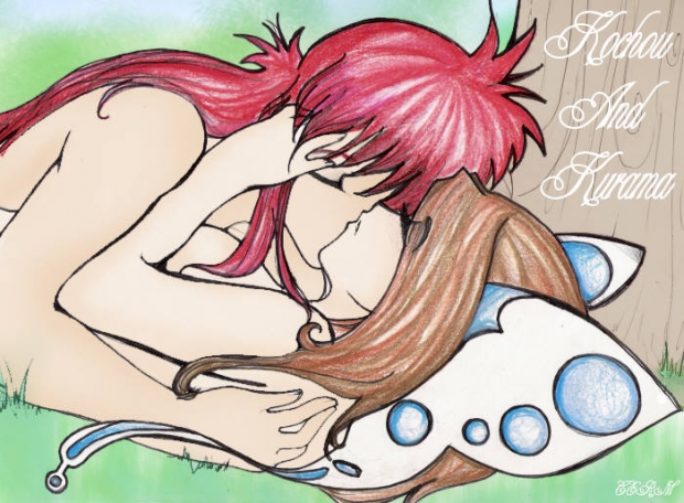 Kochou & Kurama (art Trade)