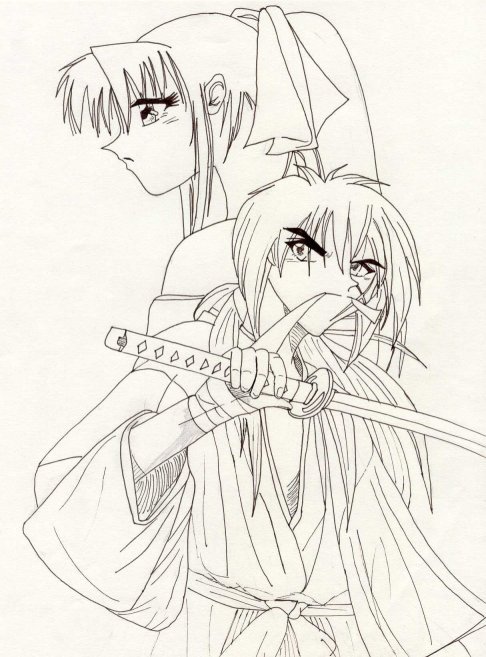 Kaoru and Kenshin-sama
