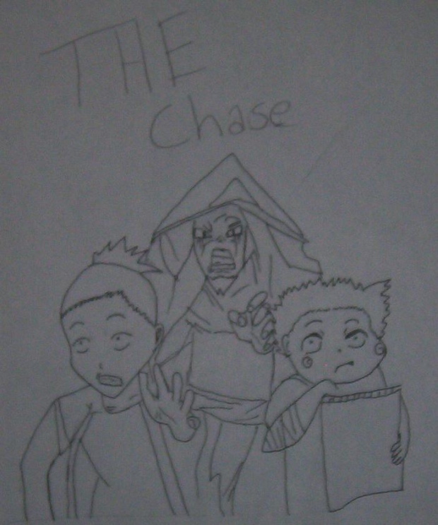 The Chase (uncoloured)