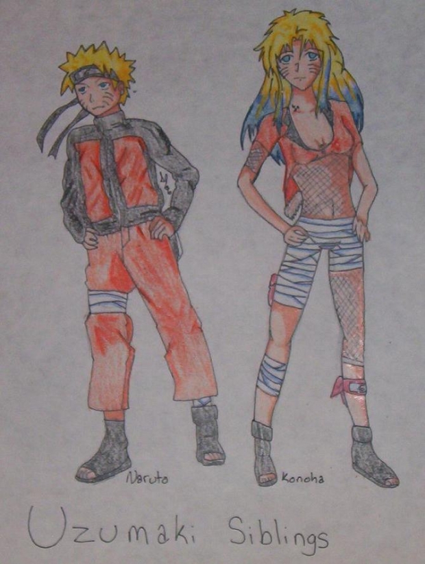 Uzumaki Siblings- Naruto, Konoha