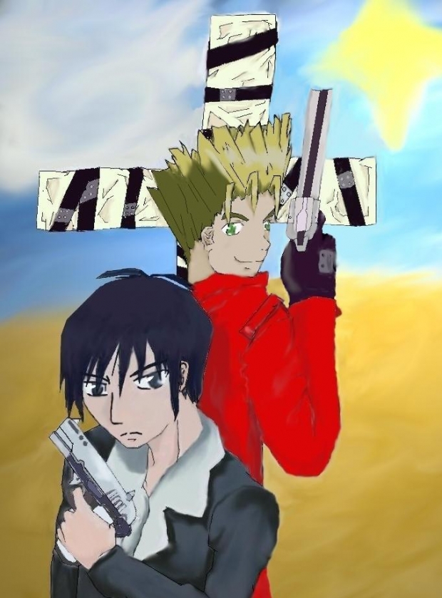 Vash And Wolfwood (colored)