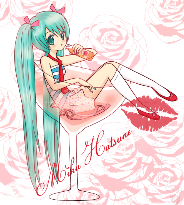 Miku + veggie juice~