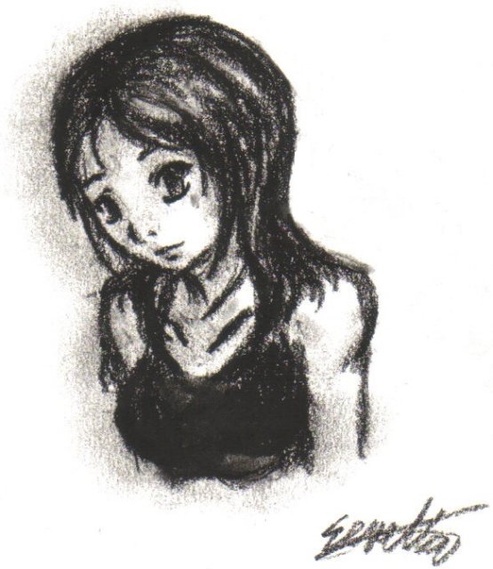 Girl In Charcoal