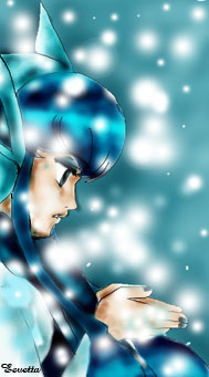 Gijinka Glaceon: Falling Snow