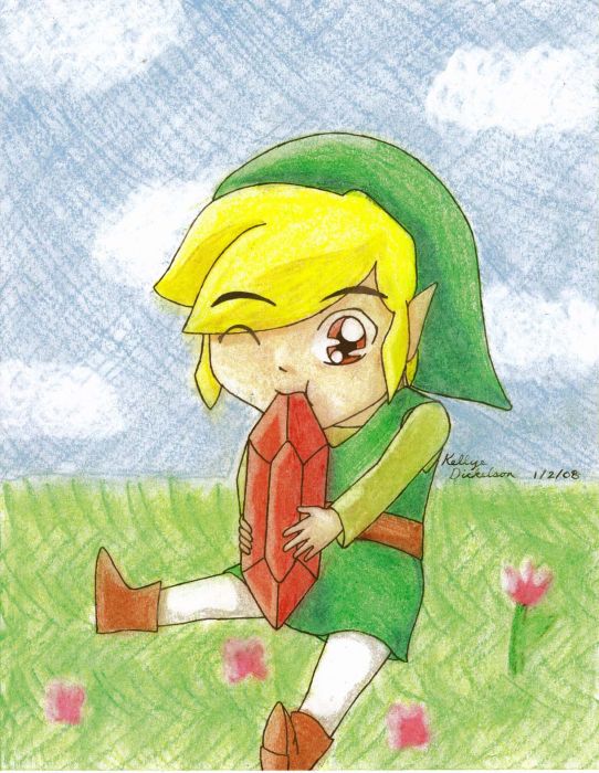 Link's First Rupee (in Pastel)