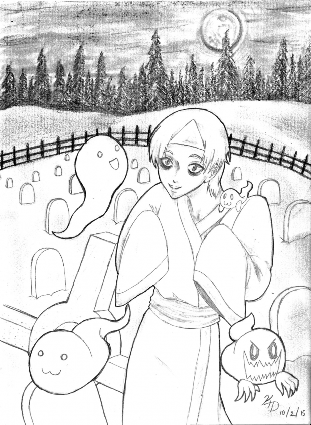 Drawlloween - Day 1: Ghost