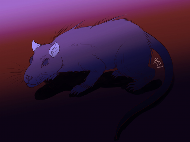 Drawlloween 2015 - Day 26: Rat