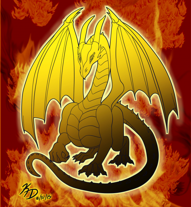 Drawlloween 2015 - Day 31: Dragon
