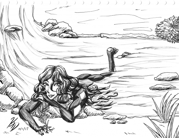 OC Inktober Day 1 - Current Favorite Character