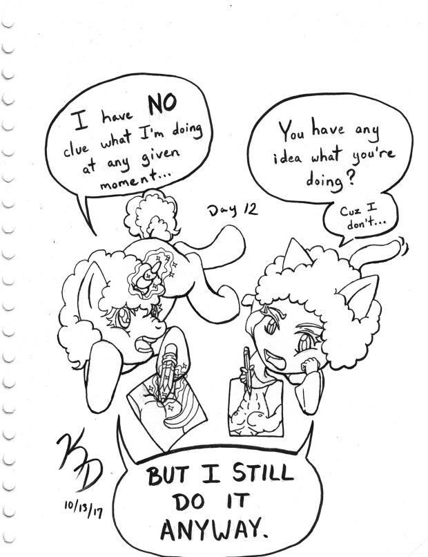 OC Inktober Day 12 - Selfsona