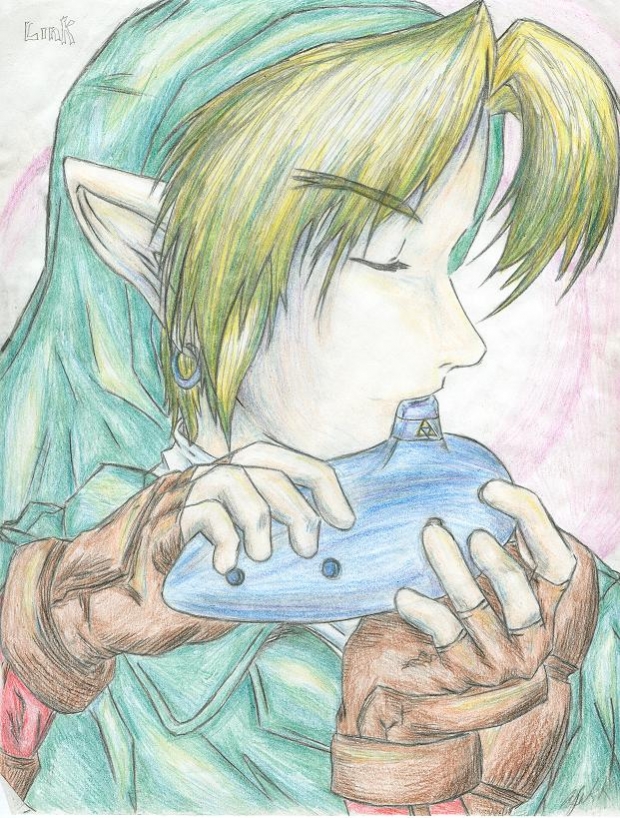Link With Ocarina