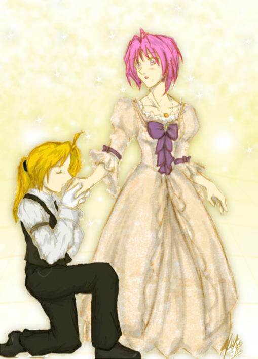 Armony And Edward In A Ball