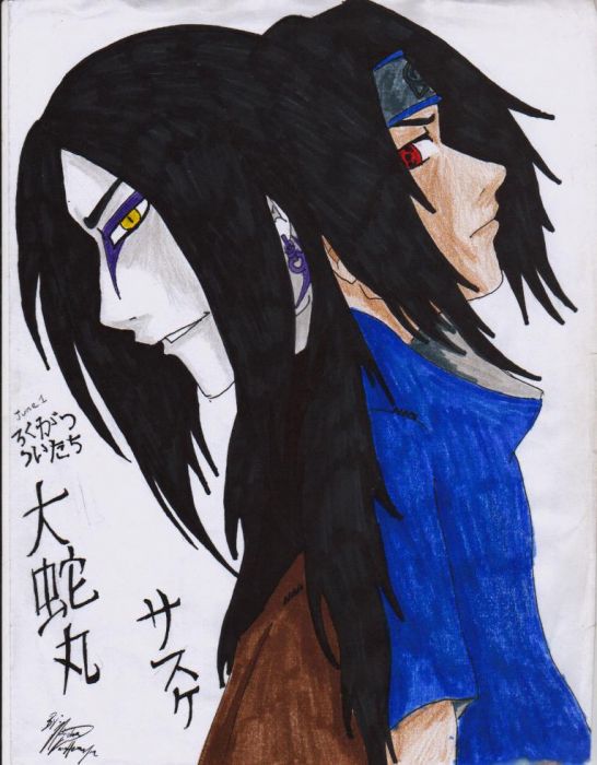Orochimaru And Sasuke