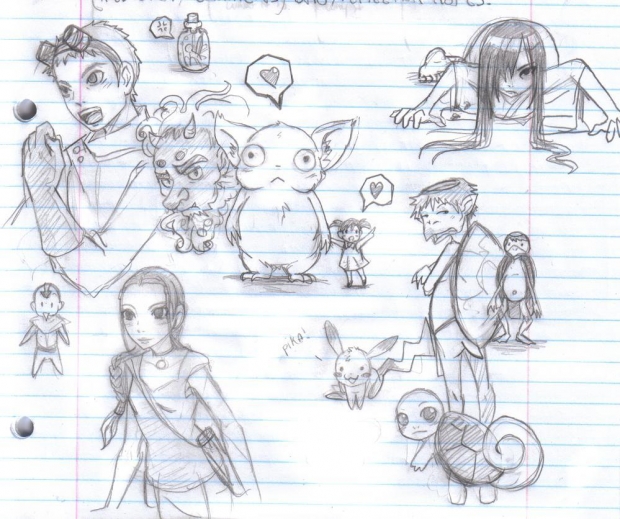 English class sketch dump
