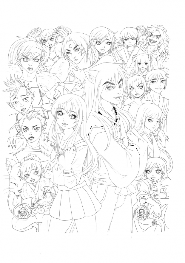 Inuyasha Group Lines