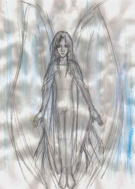 Sketch Of An Angel Of My Friend