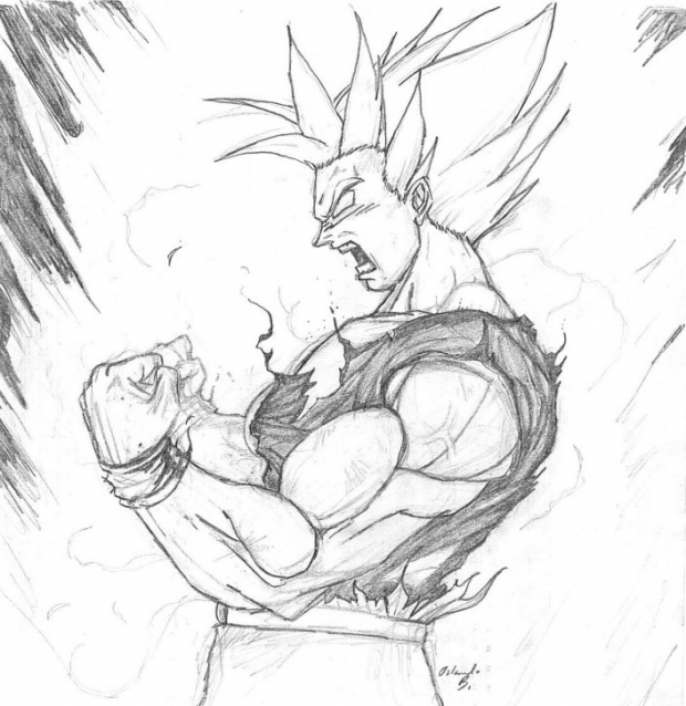 Goku Powers-Up