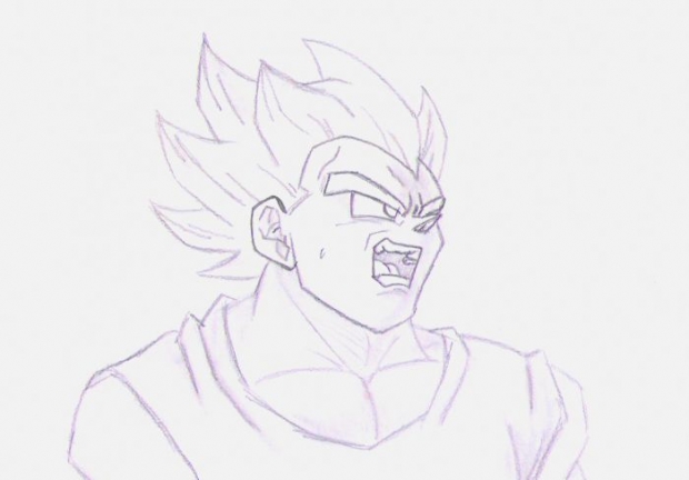 Vegeta Screaming