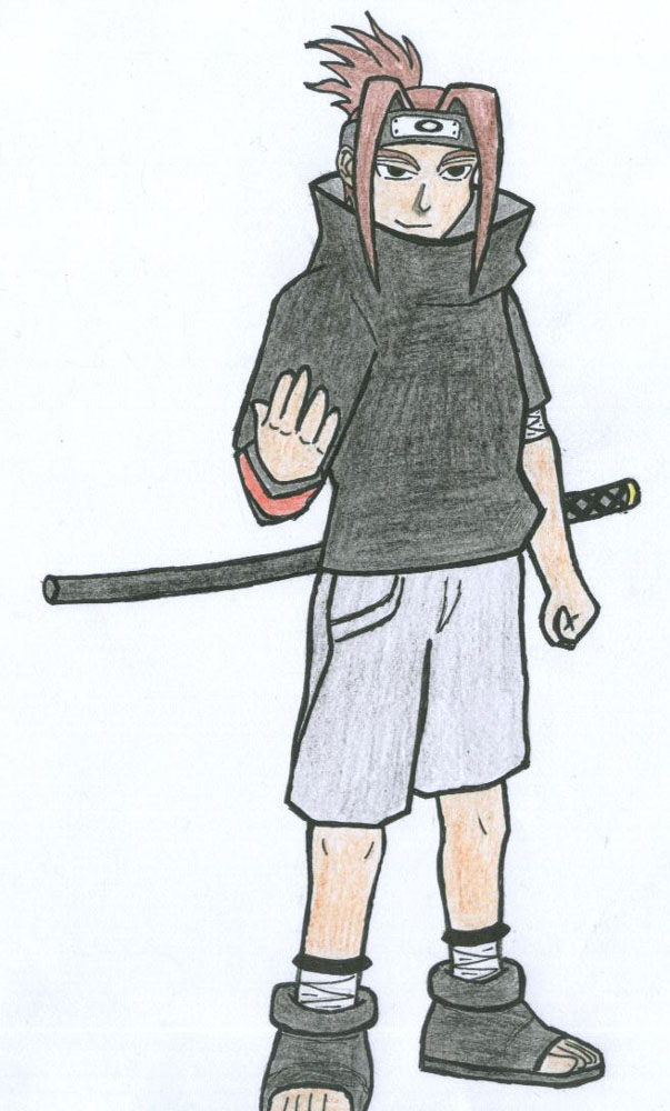 Lance In Sasuke 's Outfit