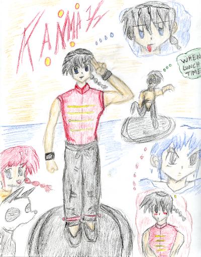 Ranma Figurine Thinking