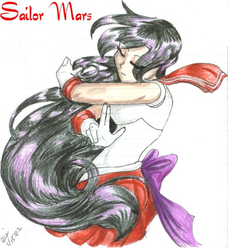 Sailor Mars Hair