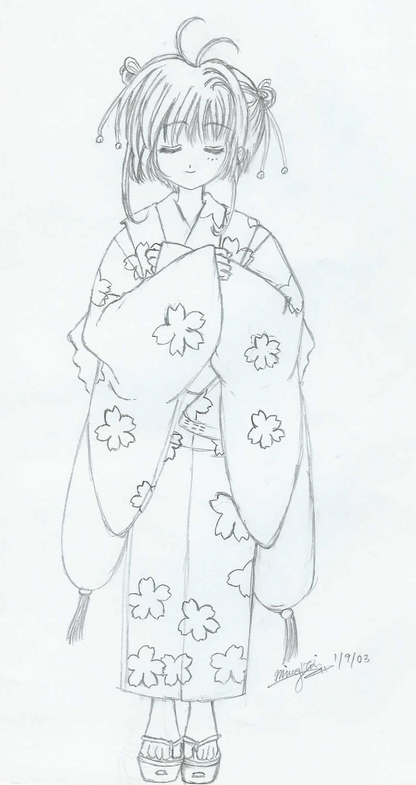 Sakura In A Kimono