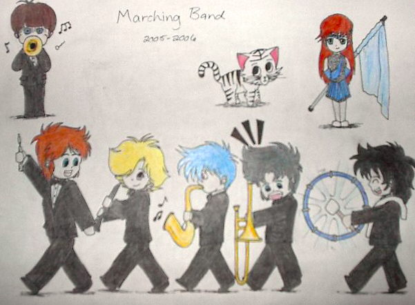 Chibi-ronins Marching