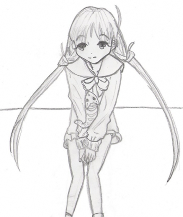 A Girl With A Kitty ^^