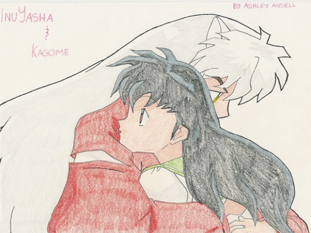 Inuyasha Hugs Kagome