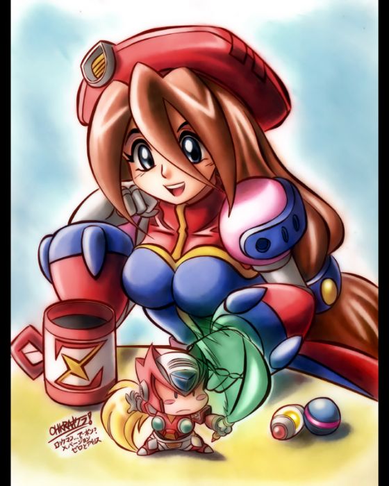 Rockman... De Pon? Zero And Iris!