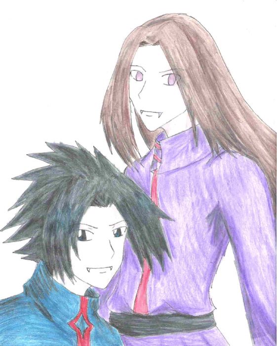 Sasuke And Neji As Vampires