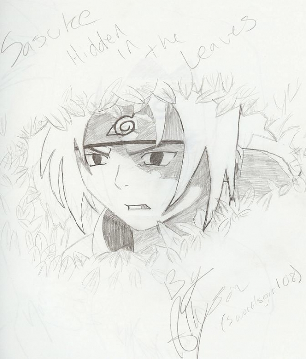 Sasuke Hidden In Leaves