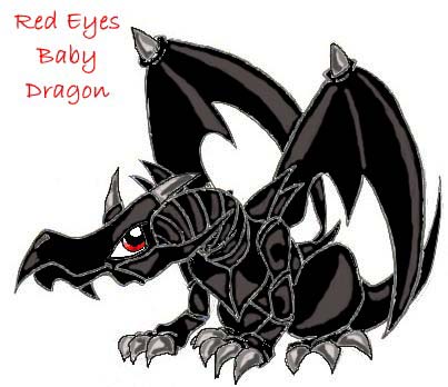 Red Eyes Baby Dragon