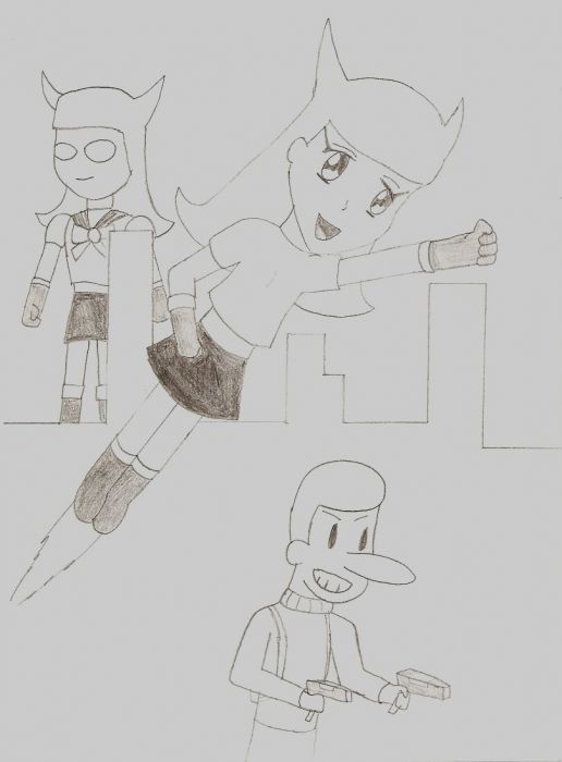 Rocket Girl And Sidekick