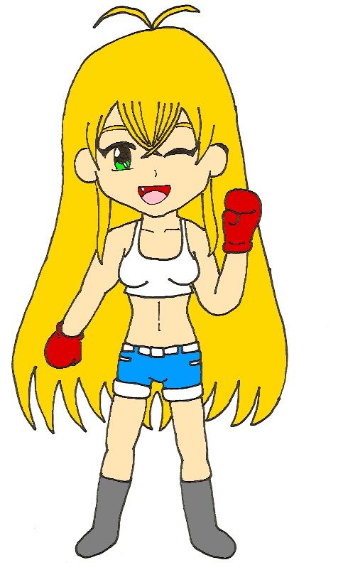 Super-Deformed Hakufu (colored)