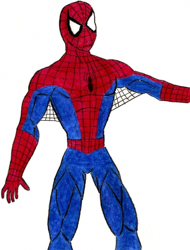 Spidey Watercolor Test