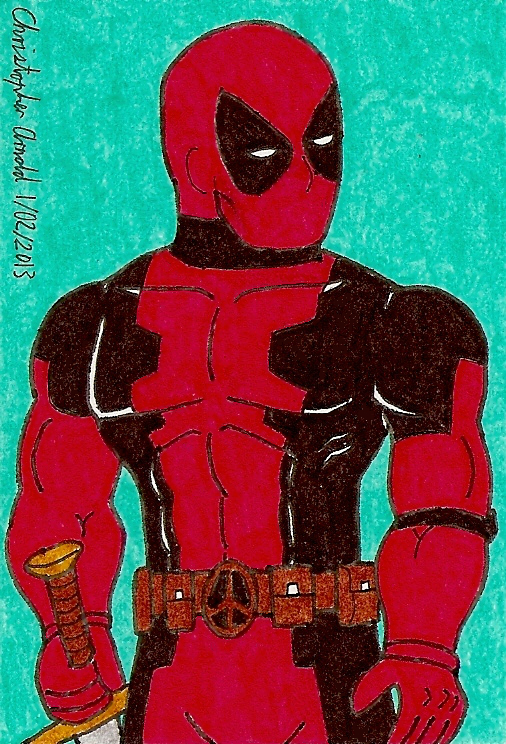 Deadpool Sketch Card