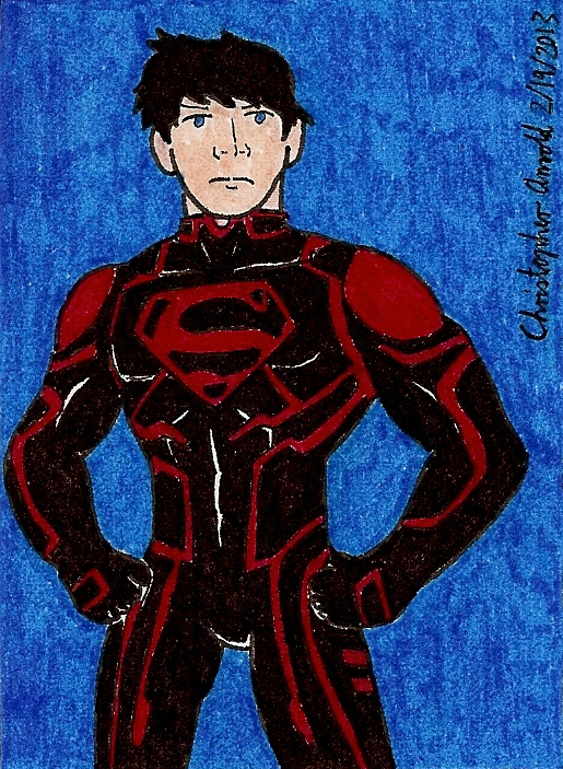 DCnU Superboy Sketch Card