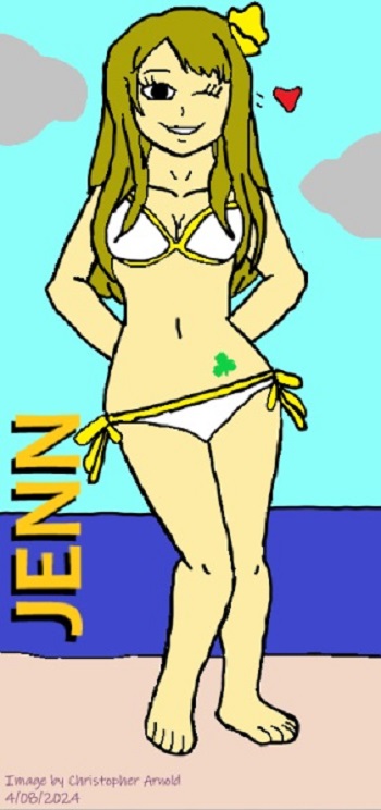 Bikini Jenn Pin-Up